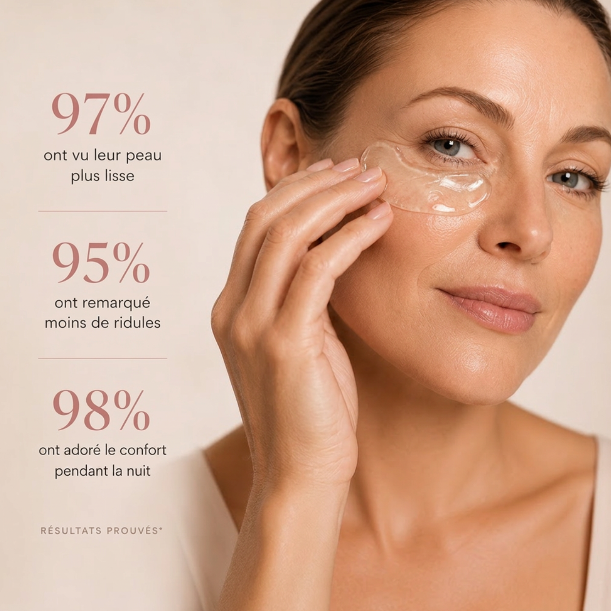 Silkpad — Patchs anti-rides silicone réutilisables